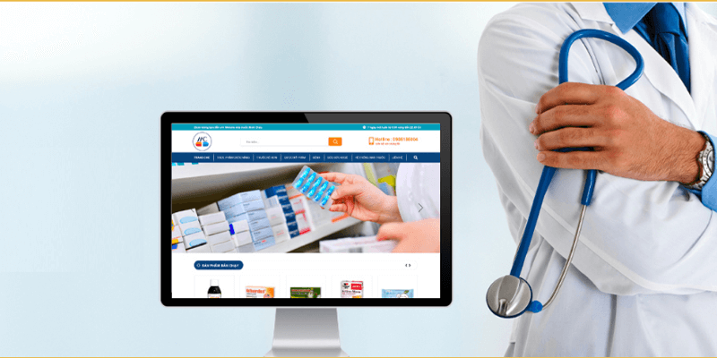 website thiết bị y tế