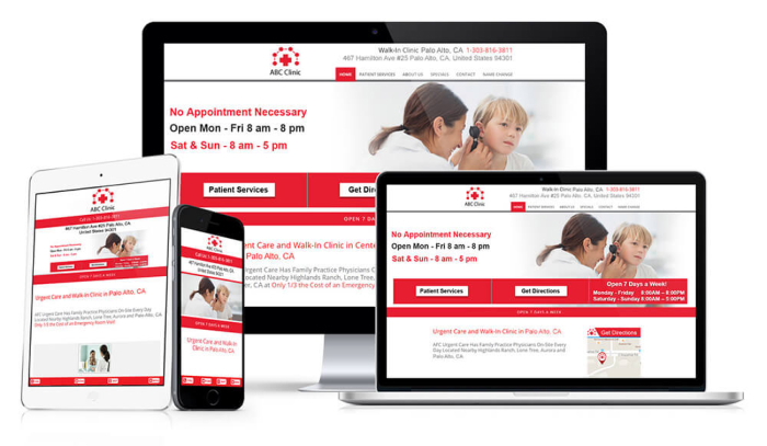 Trang web giúp thu hút khách hàng, đối tác của phòng khám.