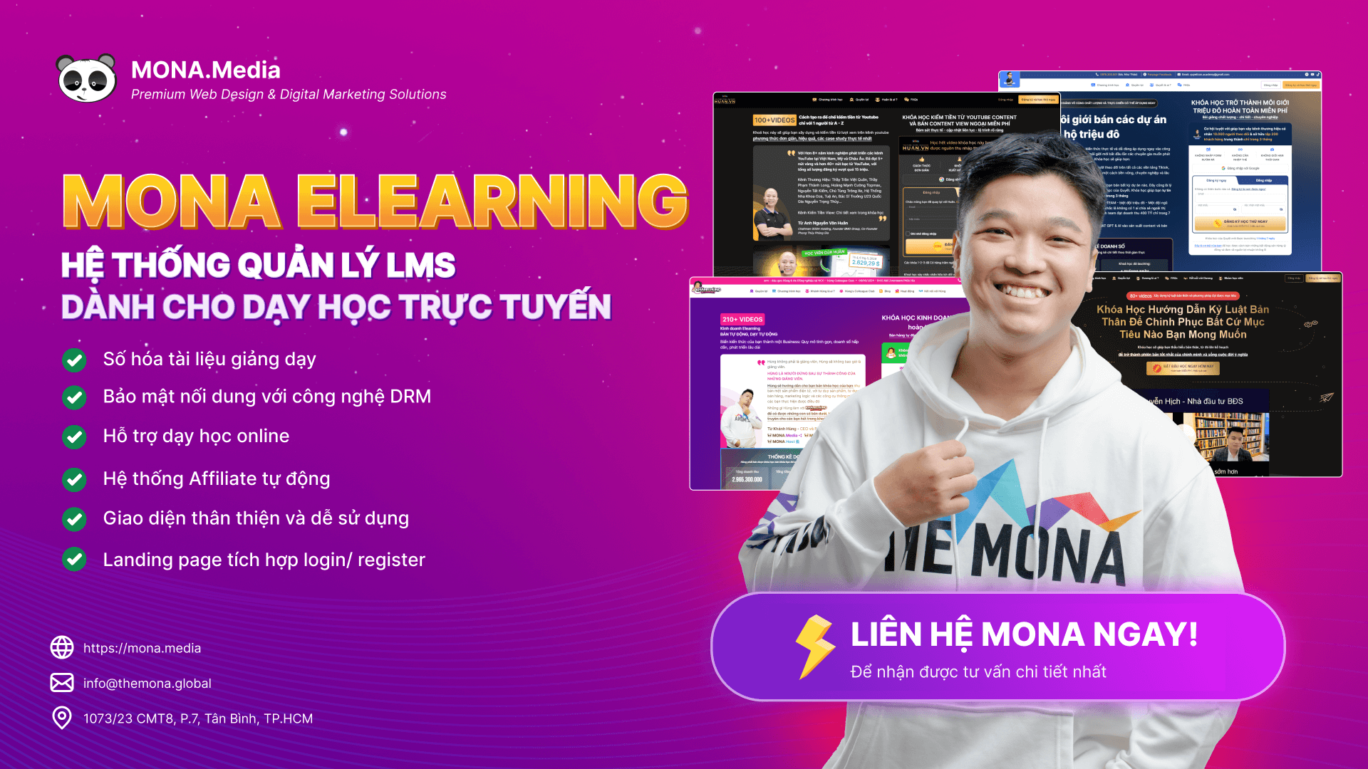 MONA Elearning - Hệ thống quản lý LMS toàn diện