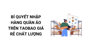 nhập hàng quần áo trên taobao