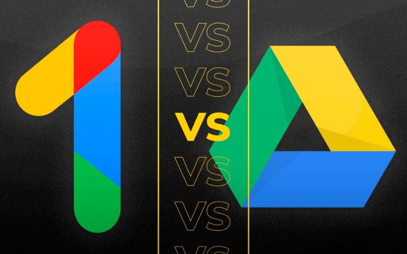 sự khác biệt giữa Google One và Google Drive