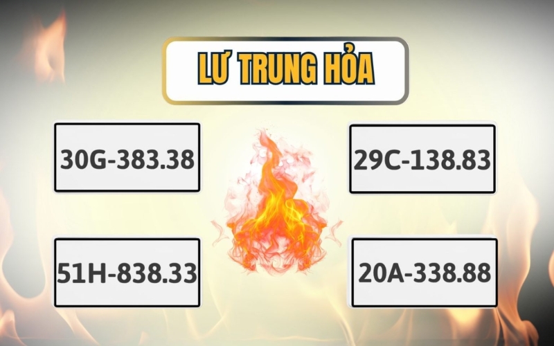 biển số xe hợp mệnh Lư Trung Hỏa