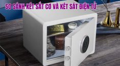 so sánh két sắt cơ và két sắt điện tử